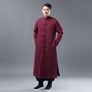 long Chinese men's robe